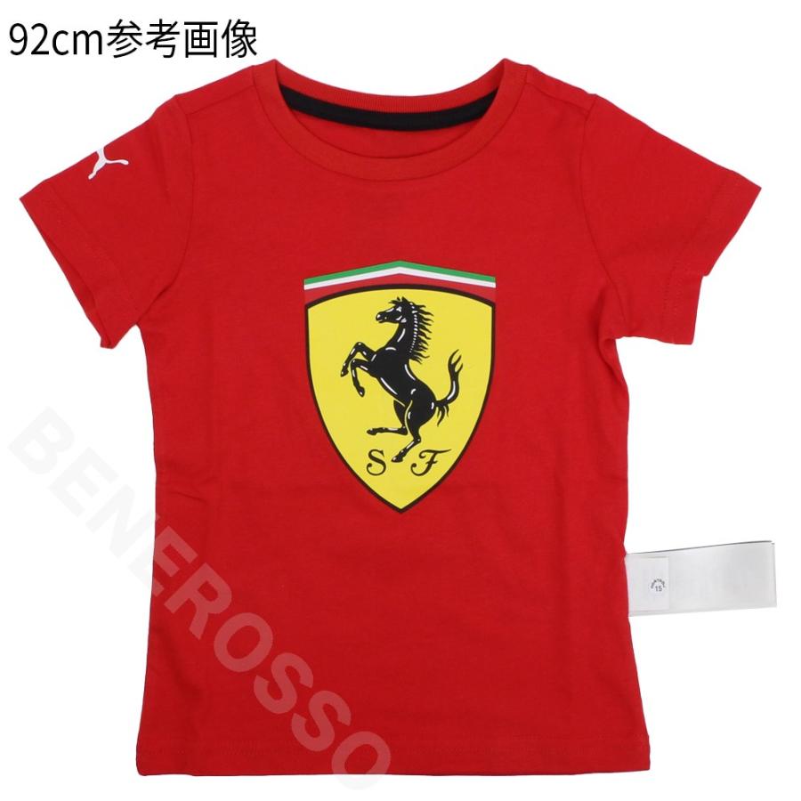 PUMA フェラーリ FW キッズ ラージ シールドTee レッド　701223468-01｜victorylap｜04