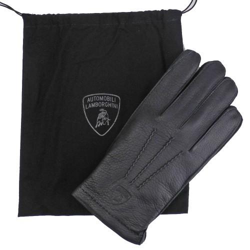 Lamborghini（ランボルギーニ） クラシック レザー グローブ ブラック