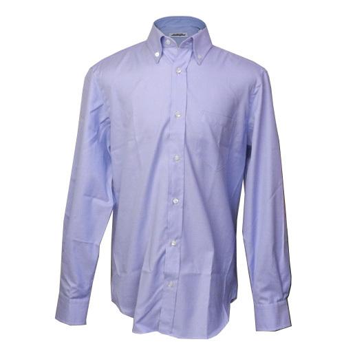 ランボルギーニ メンズ レギュラー フィット ボタンダウン シャツ ライトブルー 9109011CCU002