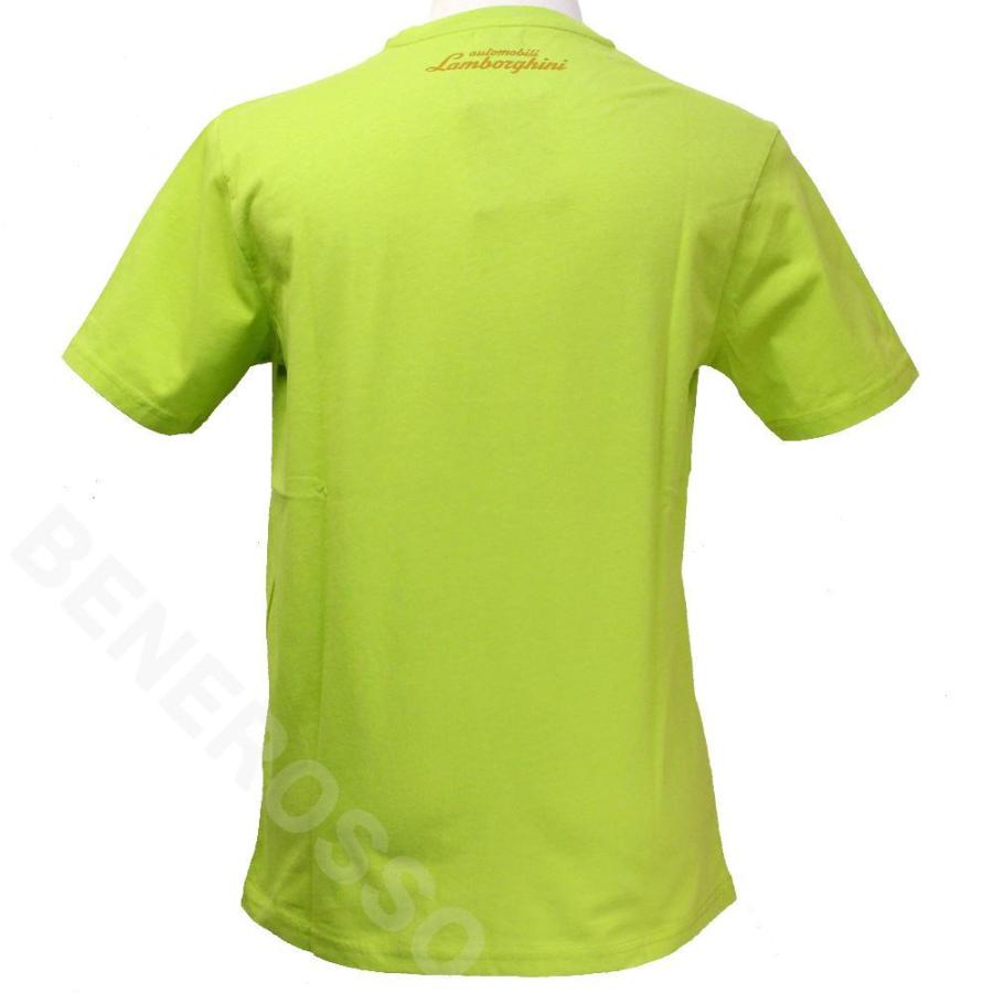 Lamborghini（ランボルギーニ） メンズ シールド Tシャツ ライム