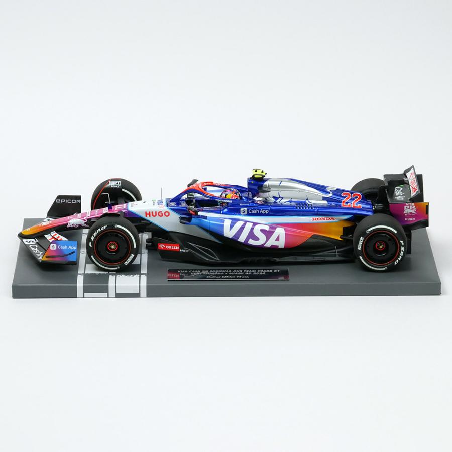 MINICHAMPS VCARB01 マイアミGP 角田裕毅　限定420個 ミニチャンプス MINICHAMPS 1/18スケール ビザ キャッシュ RB F1チーム