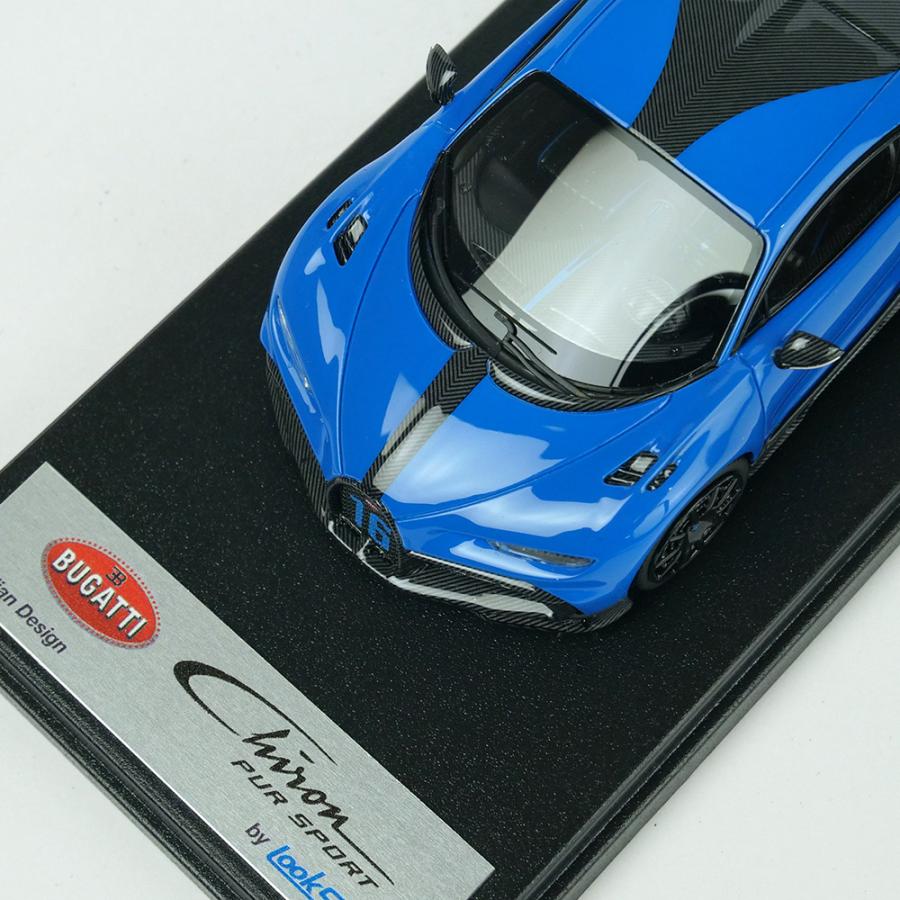 Look Smart 1/43スケール ブガッティ シロン Pur Sport Agile Blue LS520A_3