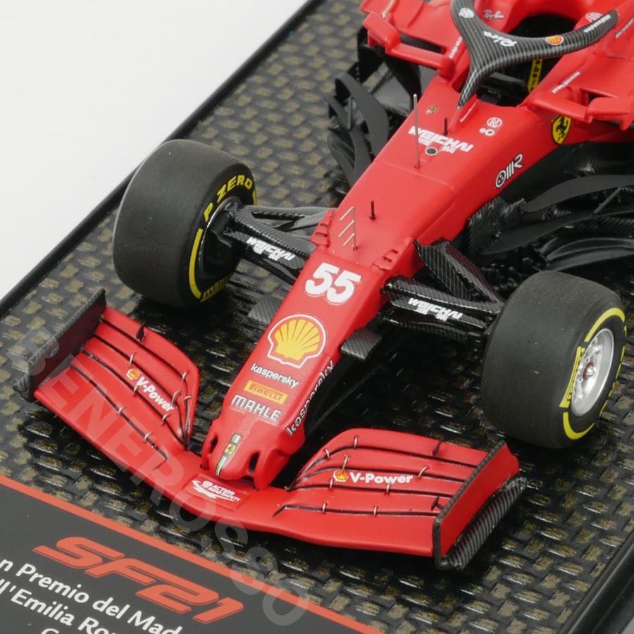 BBR MODELS 1/43スケール フェラーリ SF21 エミリア ロマーニャ GP 2021 C.サインツ BBRC260Bの画像