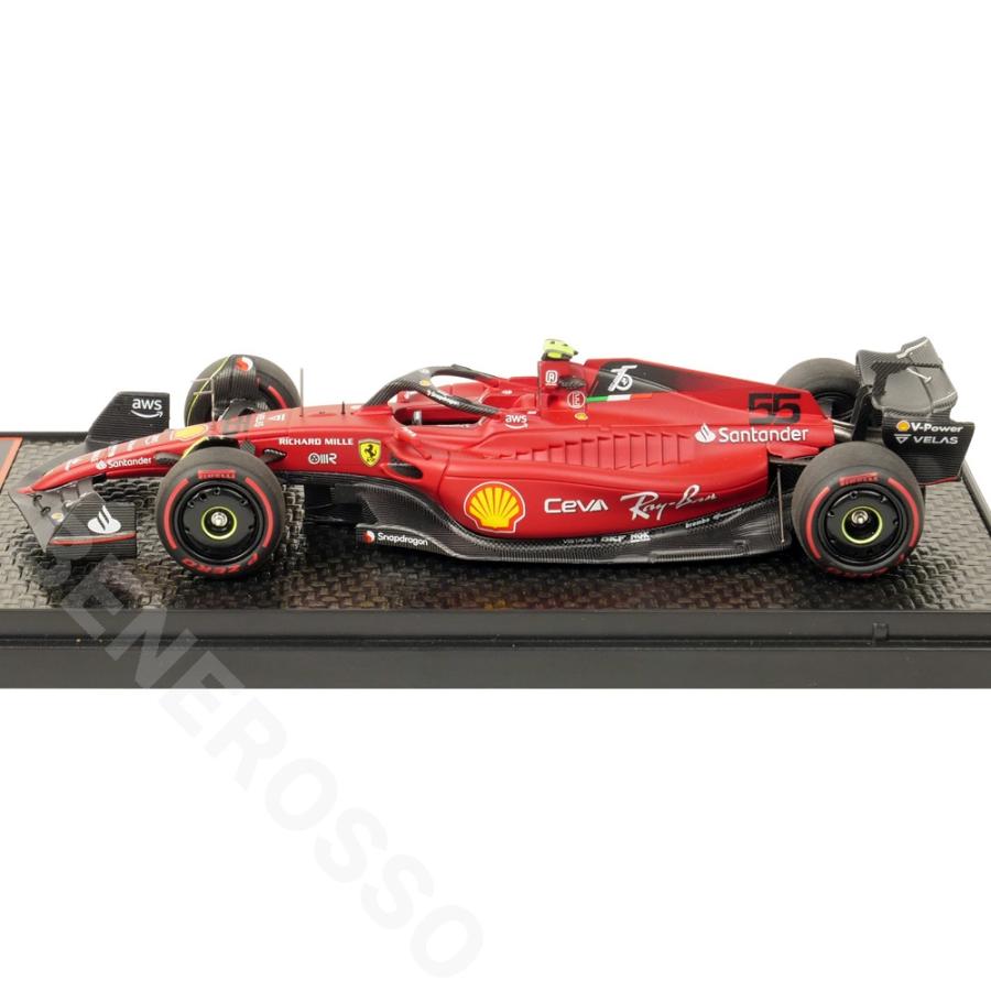 BBR MODELS 1/43スケール フェラーリ F1-75 バーレーンGP 2022 C.サインツ 2nd BBRC275Bの画像