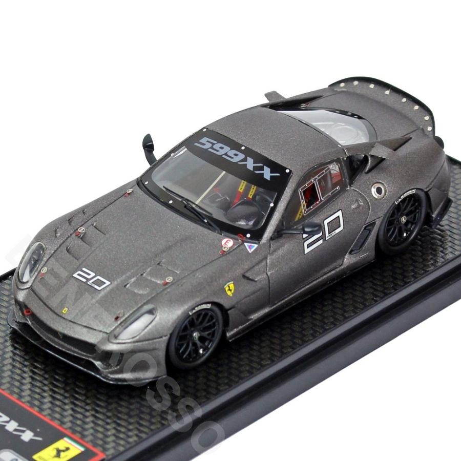 BBR MODELS 1/43スケール フェラーリ 599XX Valencia 2010 Grigio Reverton #20 BBRC42I