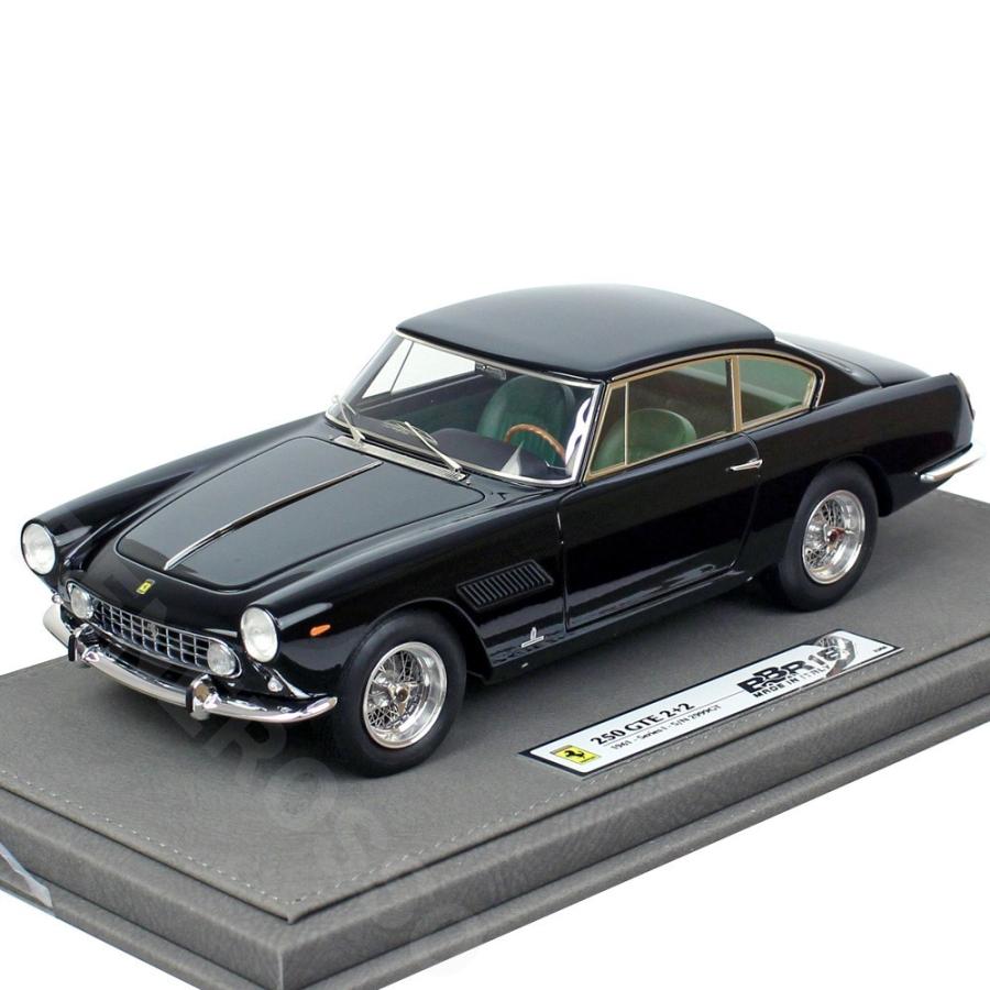 BBR MODELS 1/18スケール フェラーリ 250 GTE 2+2 I Series 1961 S/N 2999GT Black BBR1850BV