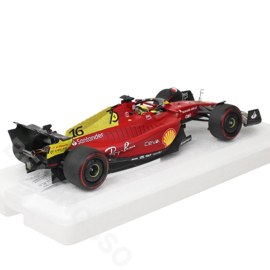 BBR MODLES 1/18スケール フェラーリ F1-75 C.ルクレール イタリアGP 2022 2位入賞 PBBR221836_1