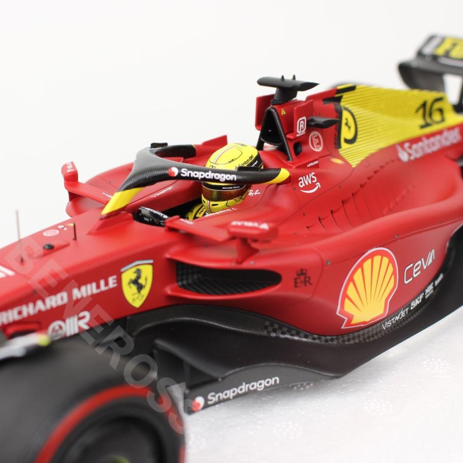 BBR MODLES 1/18スケール フェラーリ F1-75 C.ルクレール イタリアGP 2022 2位入賞 PBBR221836_3