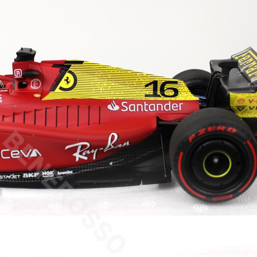 BBR MODLES 1/18スケール フェラーリ F1-75 C.ルクレール イタリアGP 2022 2位入賞 PBBR221836_4