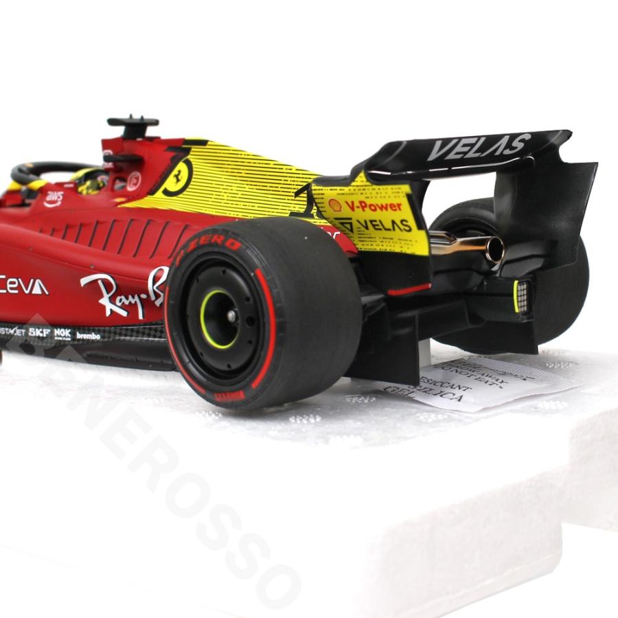 BBR MODLES 1/18スケール フェラーリ F1-75 C.ルクレール イタリアGP 2022 2位入賞 PBBR221836_5