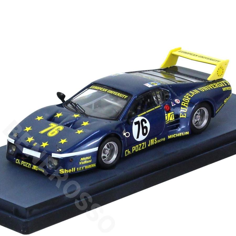 BEST 1/43 フェラーリ 512BB LM #76 ル・マン 1980 ブルー 9364