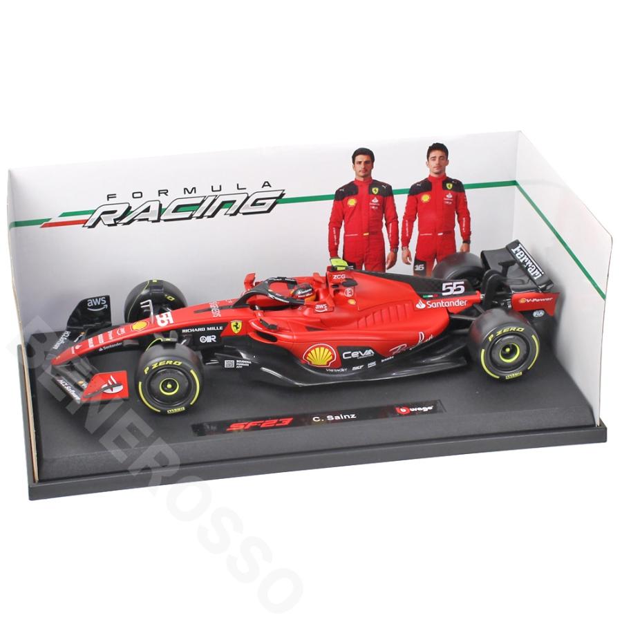 Ferrari（フェラーリ） BBURAGO 1/18スケール SF-23 C.サインツ #55