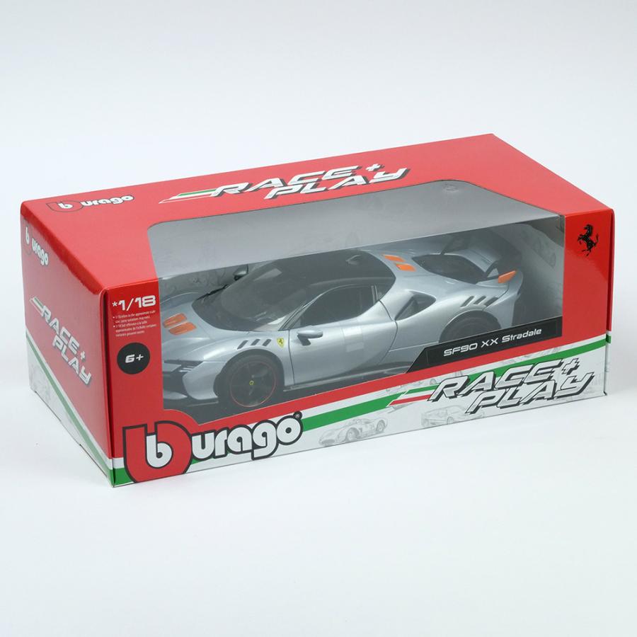 Bburago 1/18スケール フェラーリ SF90 XX ストラダーレ ホワイト 18-16020Wの画像