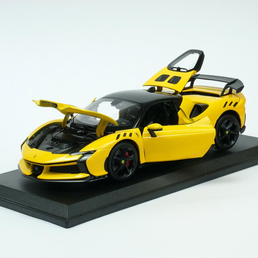Bburago 1/18スケール フェラーリ SF90 XX ストラダーレ イエロー 18-16020Yの画像