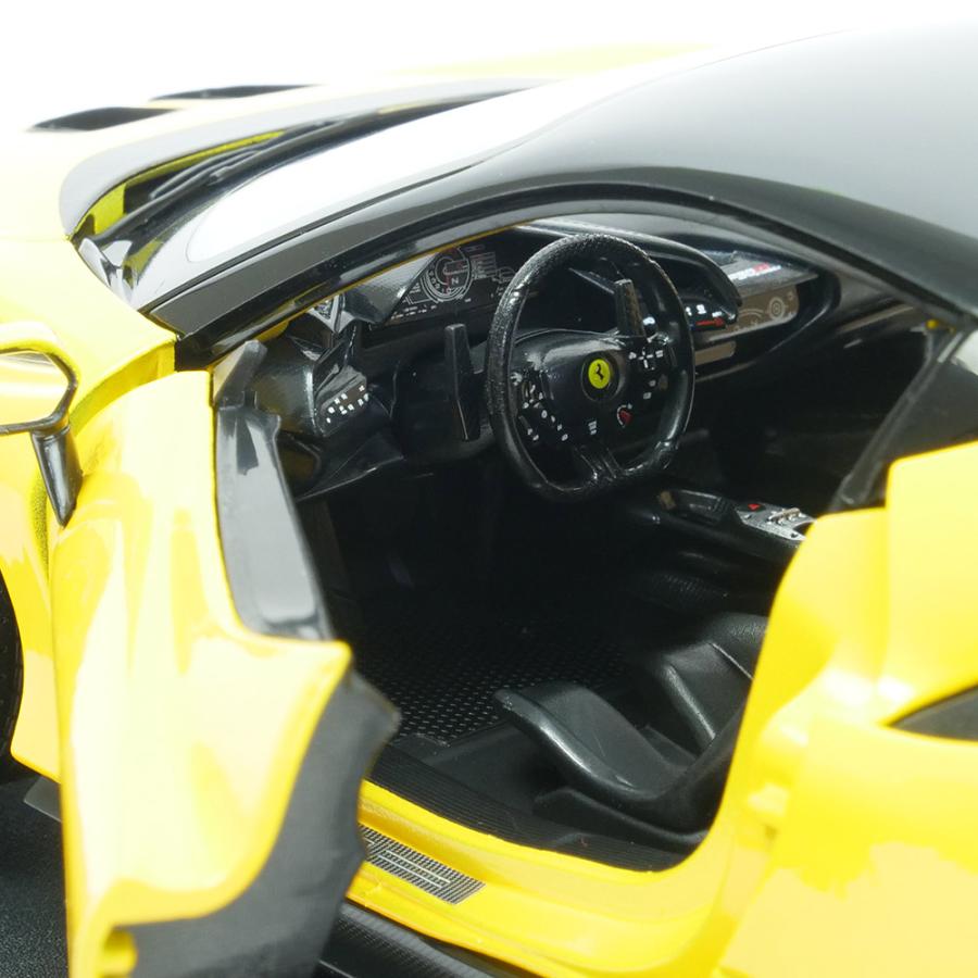 Bburago 1/18スケール フェラーリ SF90 XX ストラダーレ イエロー 18-16020Yの画像