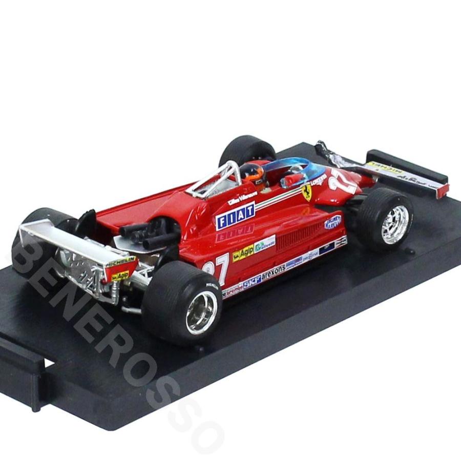 1/43 F1 brumm フェラーリ126CK turbo G.ビルヌーブ Ferrari brumm 1/43スケール フェラーリ 126CK G.ヴィルヌーヴ 1981年
