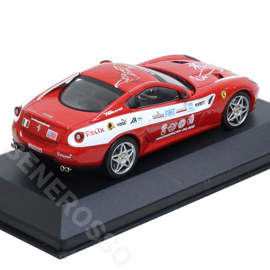 ixo 1/43スケール フェラーリ 599GTB Panamerican 2006 レッド FER073｜victorylap｜02