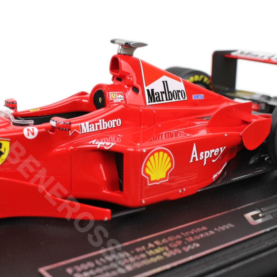 TOPMARQUES 1/18スケール フェラーリ F300 1998 イタリアGP 2nd #3 E.アーバイン（デカール加工）GRP075B_3