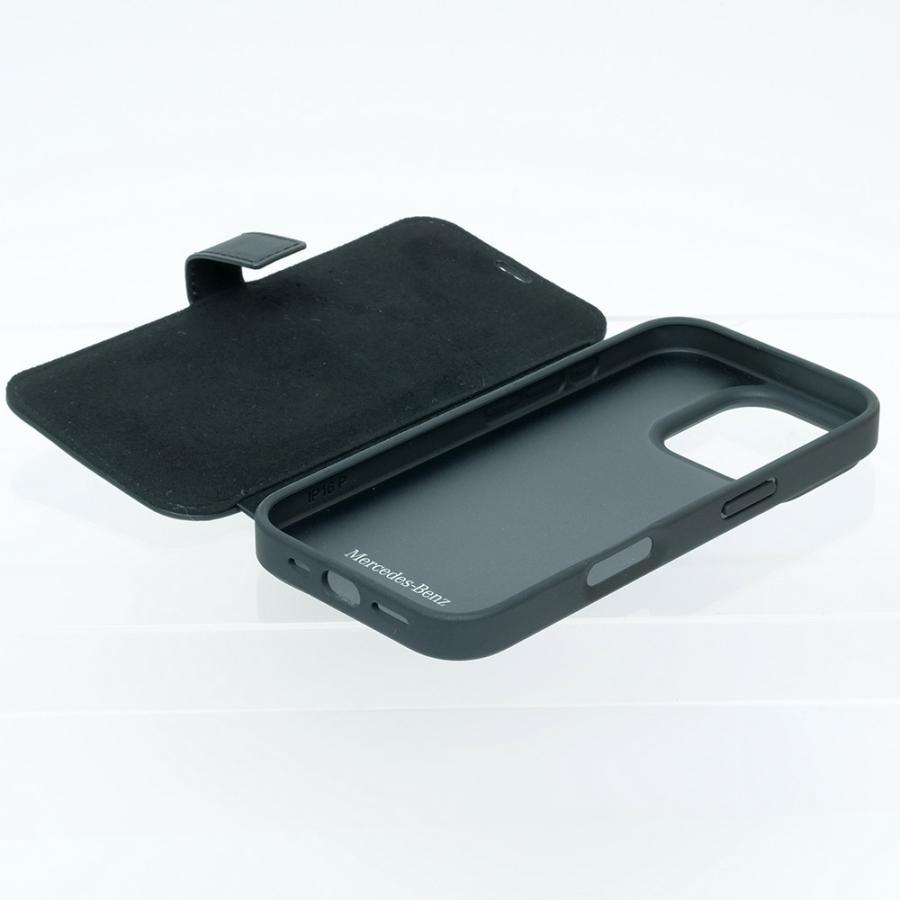 メルセデスAMG メルセデスベンツ iPhone 16Pro レザー ブックタイプ