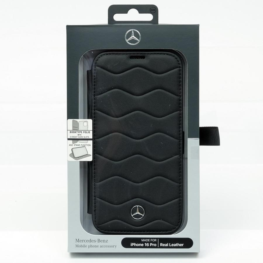 メルセデスAMG メルセデスベンツ iPhone 16Pro レザー ブックタイプ