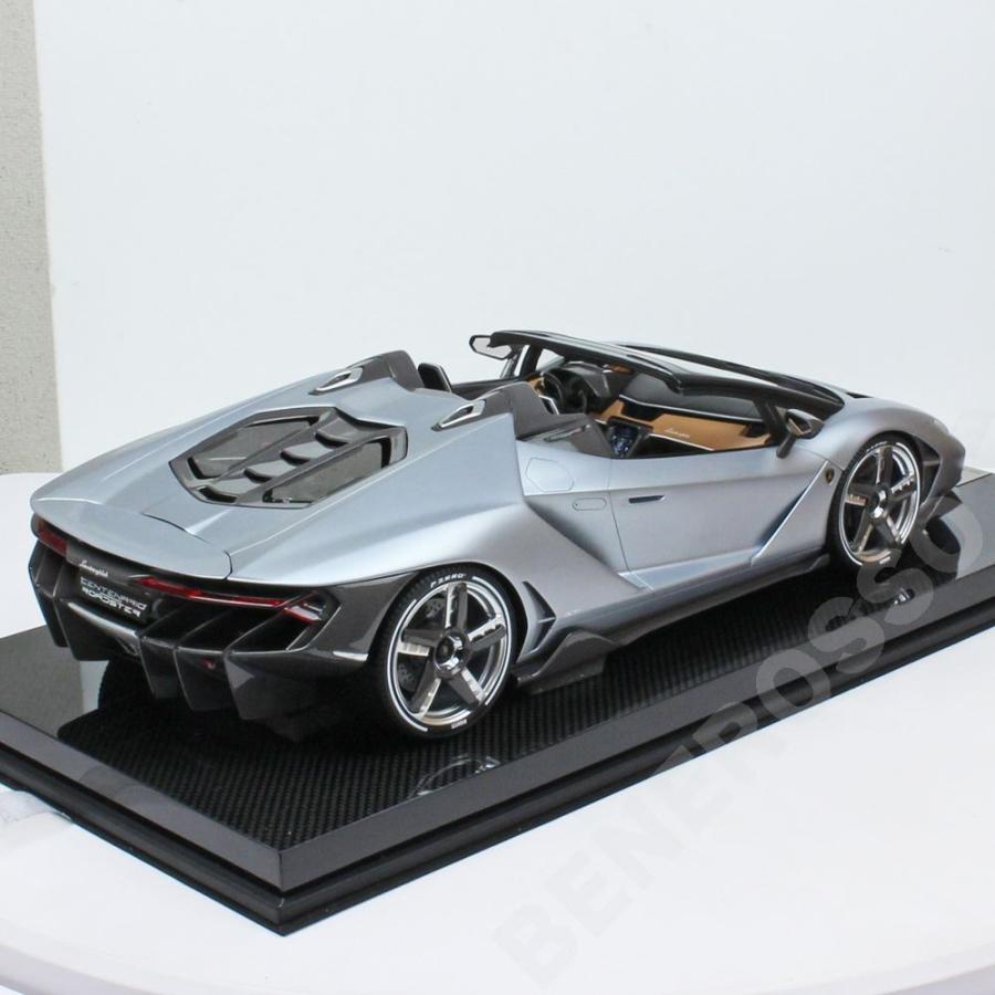 Look Smart 1/12スケール ランボルギーニ センテナリオ ロードスター Argento Centenario シルバー LS12-09A （宅配便大型）の画像