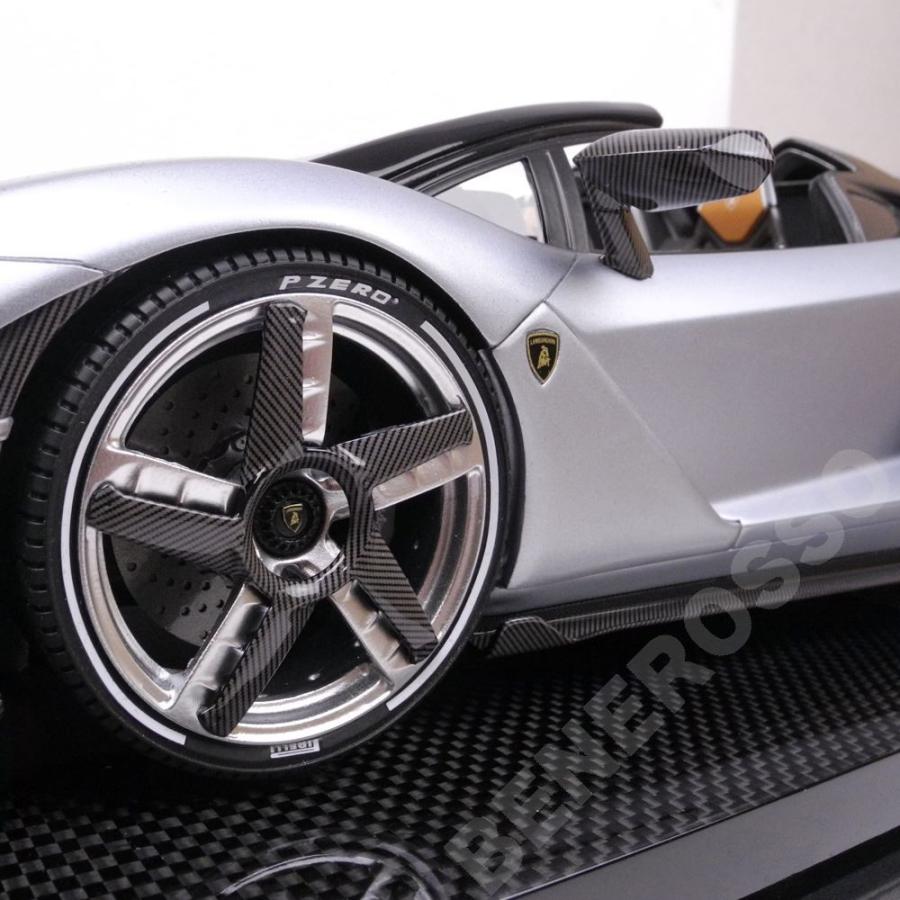 Look Smart 1/12スケール ランボルギーニ センテナリオ ロードスター Argento Centenario シルバー LS12-09A （宅配便大型）の画像