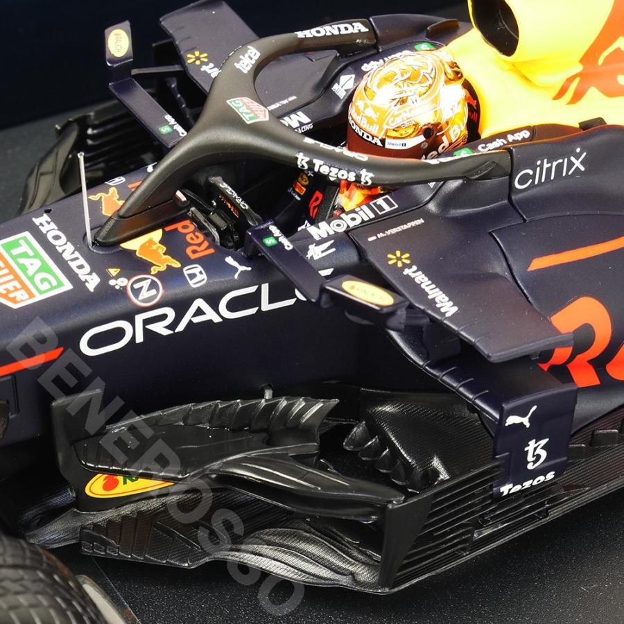 MINICHAMPS 1/18スケール レッドブル レーシング ホンダ RB16B M.フェルスタッペン 2021 ベルギーGP 優勝 110211333の画像