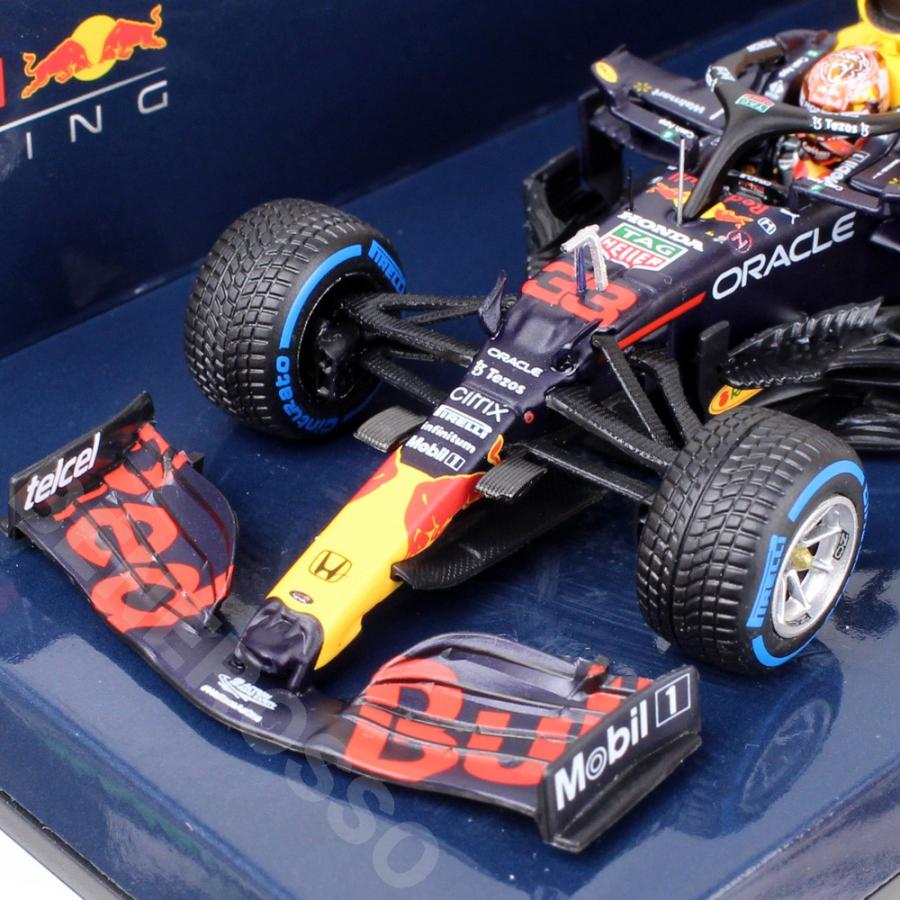 MINICHAMPS 1/43スケール レッドブル レーシング ホンダ RB16B M.フェルスタッペン ベルギーGP 2021 ウィナー 410211333_3