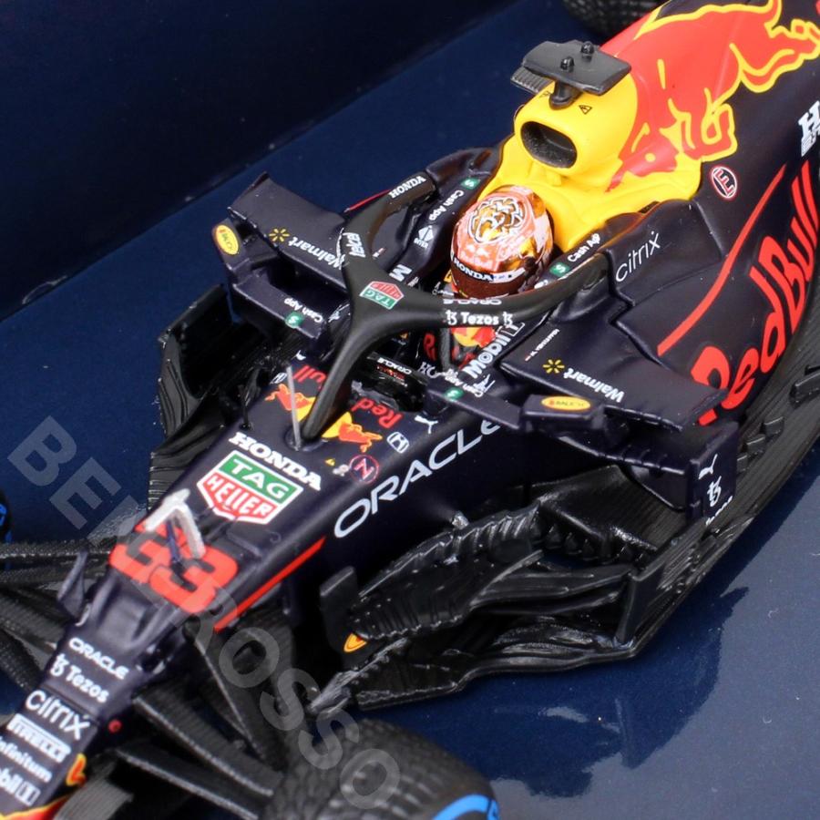 MINICHAMPS 1/43スケール レッドブル レーシング ホンダ RB16B M.フェルスタッペン ベルギーGP 2021 ウィナー 410211333_4