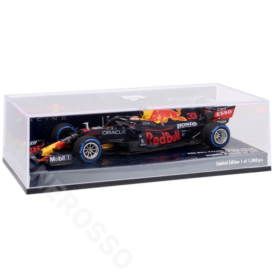 MINICHAMPS 1/43スケール レッドブル レーシング ホンダ RB16B M.フェルスタッペン ベルギーGP 2021 ウィナー 410211333_6