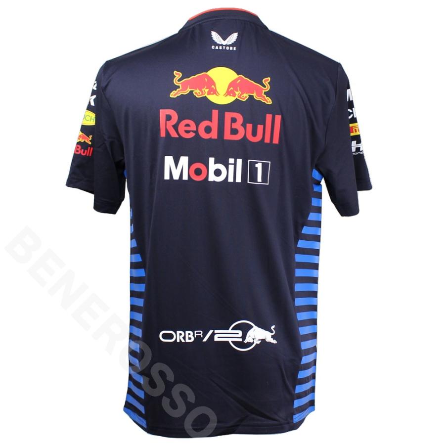 レッドブル オラクル レーシング チームTシャツ 2024 ネイビー レッドブル オラクル レーシング チームTシャツ 2024 ネイビー