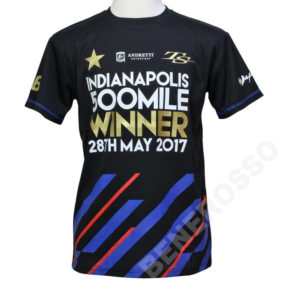 佐藤琢磨 インディ500 優勝記念 Tシャツ TS1709 : F1グッズ・ショップ