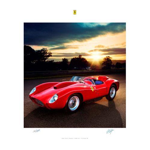 フェラーリ オフィシャル ポスター 250 Testa Rossa （1958年 ル・マン優勝）