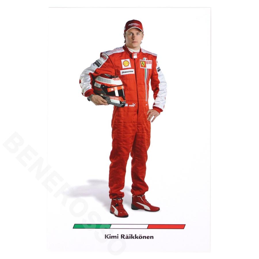 Ferrari 2009 ドライバーカード K.ライコネン （プリントサインあり 