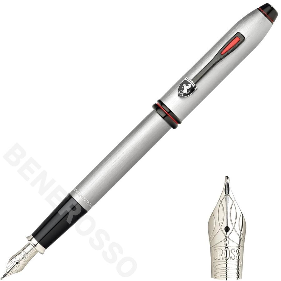 Ferrari（フェラーリ） CROS タウンゼント 万年筆 M字 ブラッシュト