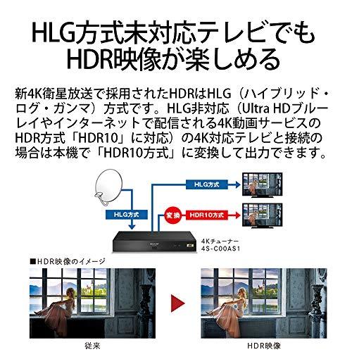 SHARP シャープ 4Kチューナー 新4K衛星放送対応 4S-C00AS1｜victorys-life｜04