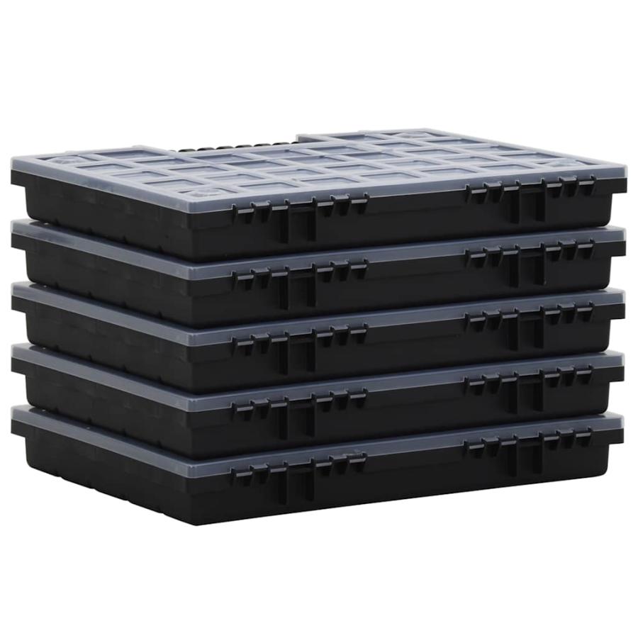 vidaXL アソートボックス 5個入り 40x30x5 : vidaXL Yahoo!店 - 通販