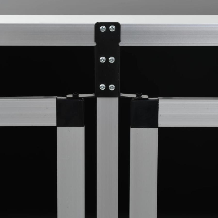 犬用ケージ 両開きドア付き 94x88x69cmの画像