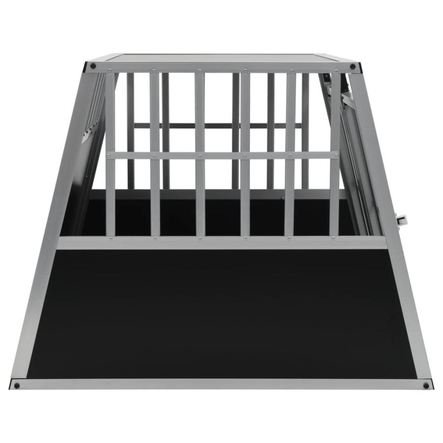 犬用ケージ 両開きドア付き 94x88x69cmの画像