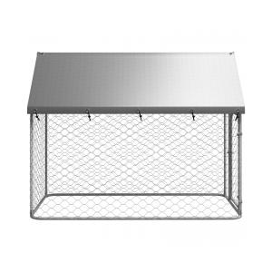 屋外用犬小屋 屋根付き 200x100x150cmの画像