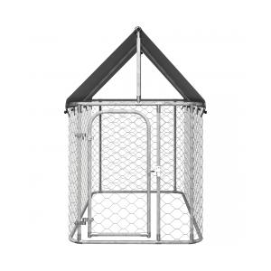 屋外用犬小屋 屋根付き 200x100x150cmの画像