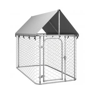 屋外用犬小屋 屋根付き 200x100x150cmの画像