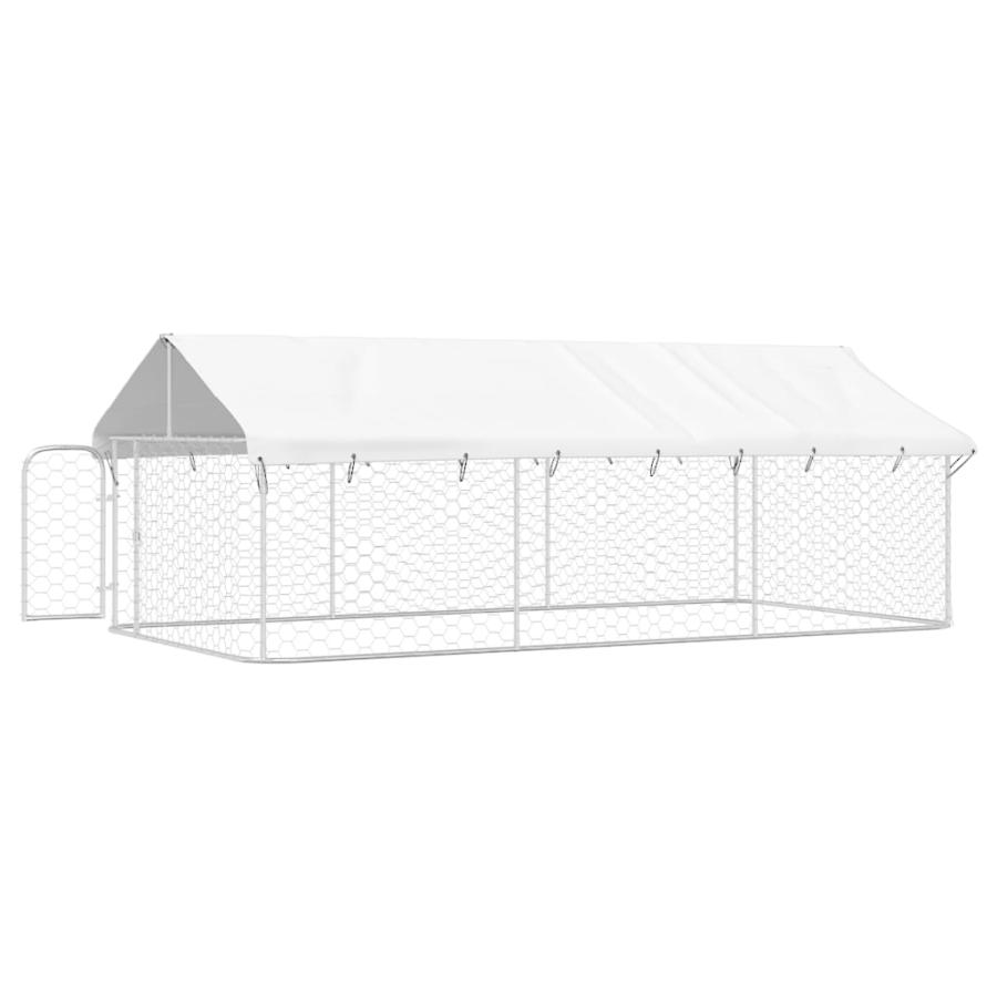 vidaXL 屋外用犬小屋 屋根付き 400x200x150cm : vidaXL Yahoo!店