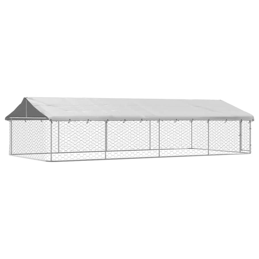 屋外用犬小屋 屋根付き 600x300x150cmの画像
