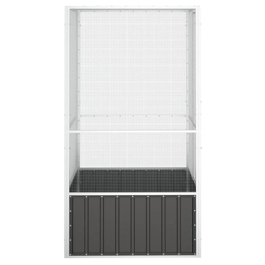 バードケージ アントラシート 111x107x211.5 cm 亜鉛メッキ鋼の画像