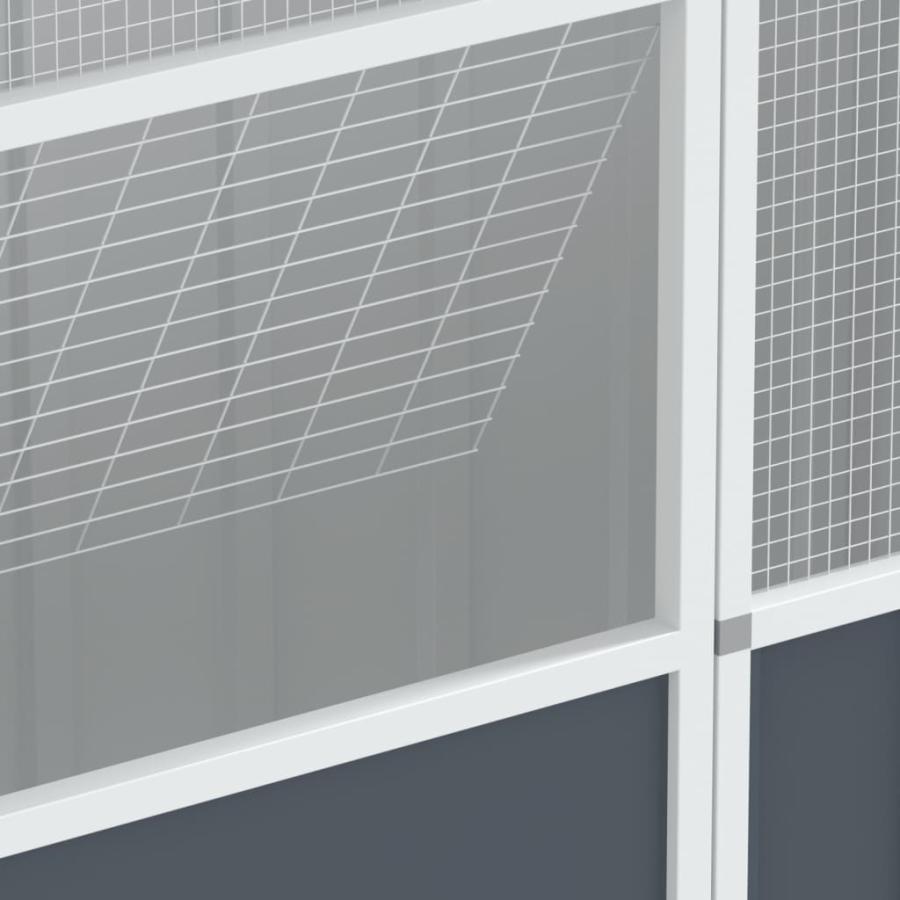 バードケージ アントラシート 215x78x200 cm 亜鉛メッキ鋼の画像