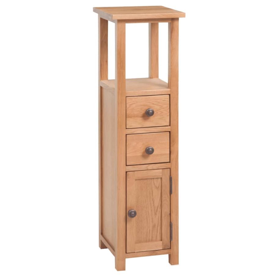 【お値下げ】木製コーナーキャビネット ダークレッド vidaXL コーナーキャビネット 26x26x94cm オーク無垢材 : vidaXL Yahoo