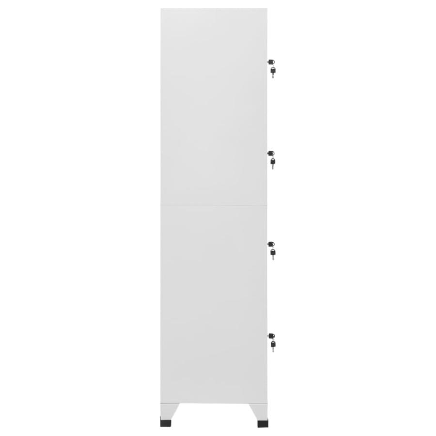 ロッカーキャビネット 収納スペース4点付き 38x45x180cmの画像