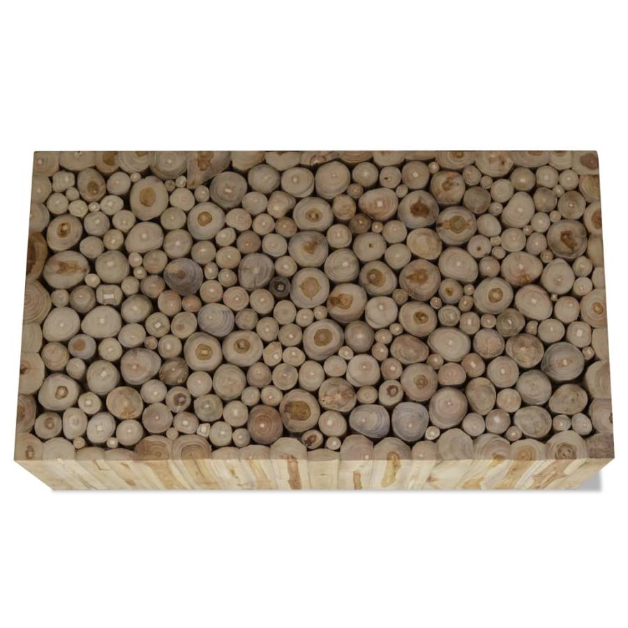 vidaXL コーヒーテーブル 天然チーク材 90x50x30cm : vidaXL Yahoo!店
