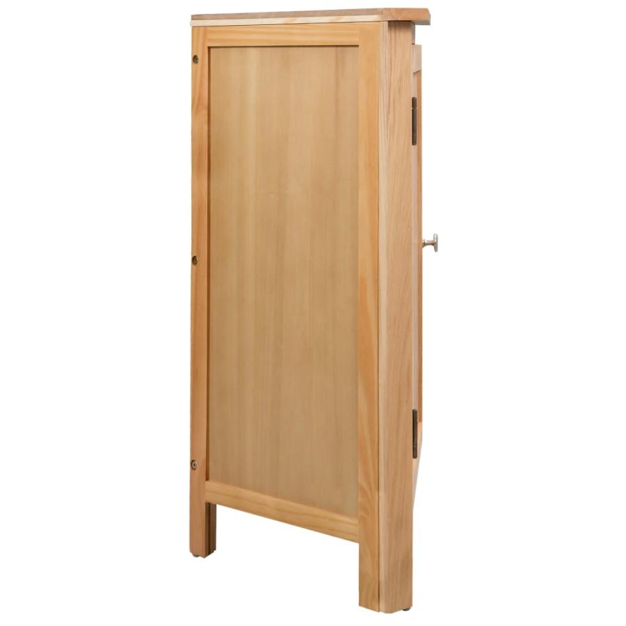 vidaXL コーナーキャビネット 59x45x80cm オーク無垢材 : vidaXL Yahoo